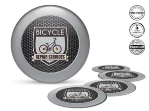 Hub Cap Sticker Style High-Quality Domed Labels